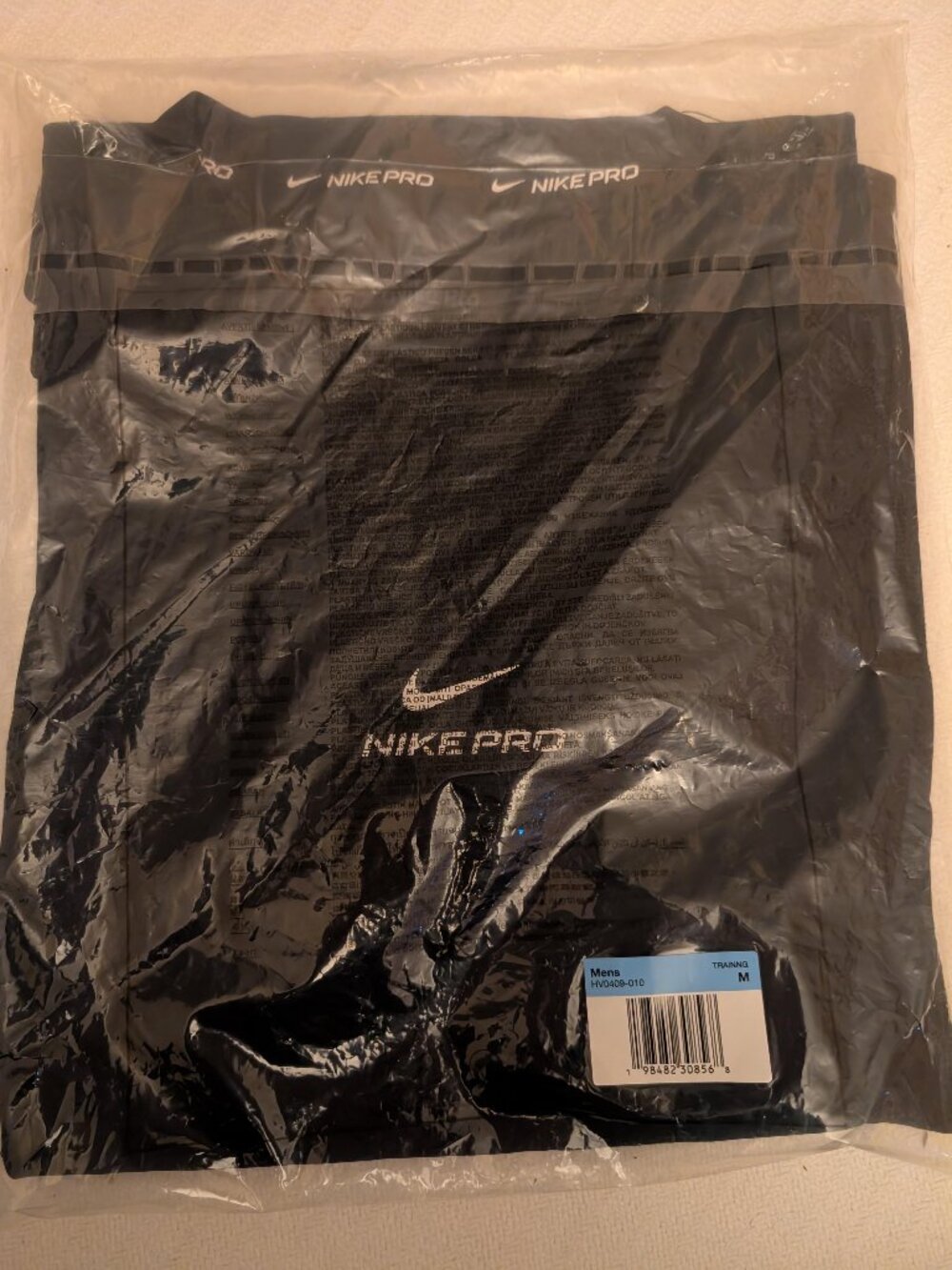 Nike Pro Training Men's Dri-FIT Short-Sleeve Top Black M